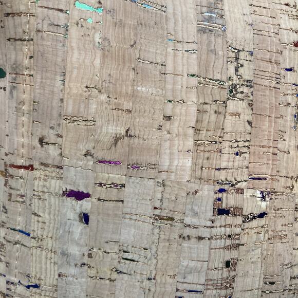 Posh Felt Cork Metallic‎ Crossbody Shoulder Bag Hand Crafted Small Batch Boho - Picture 6 of 6